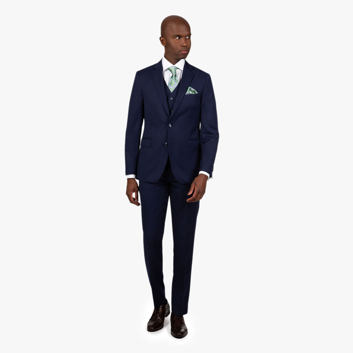 Elegantes Herren-Outfit mit vielseitigem blauen Anzug