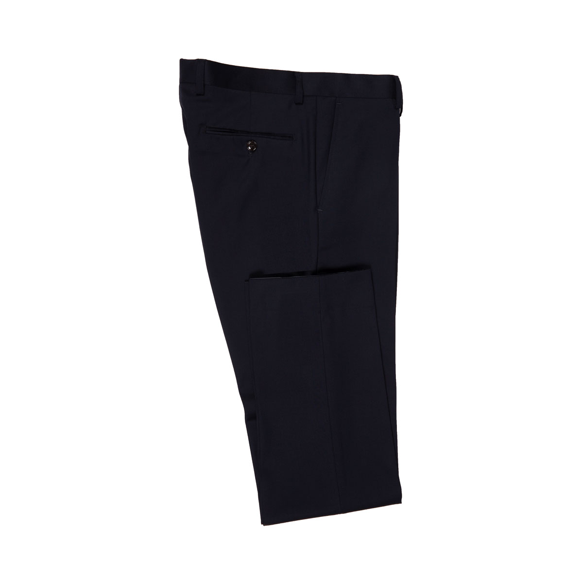 Gefaltete Tuchhose mit Gürtelschlaufen Gefaltete Tuchhose mit Gürtelschlaufen