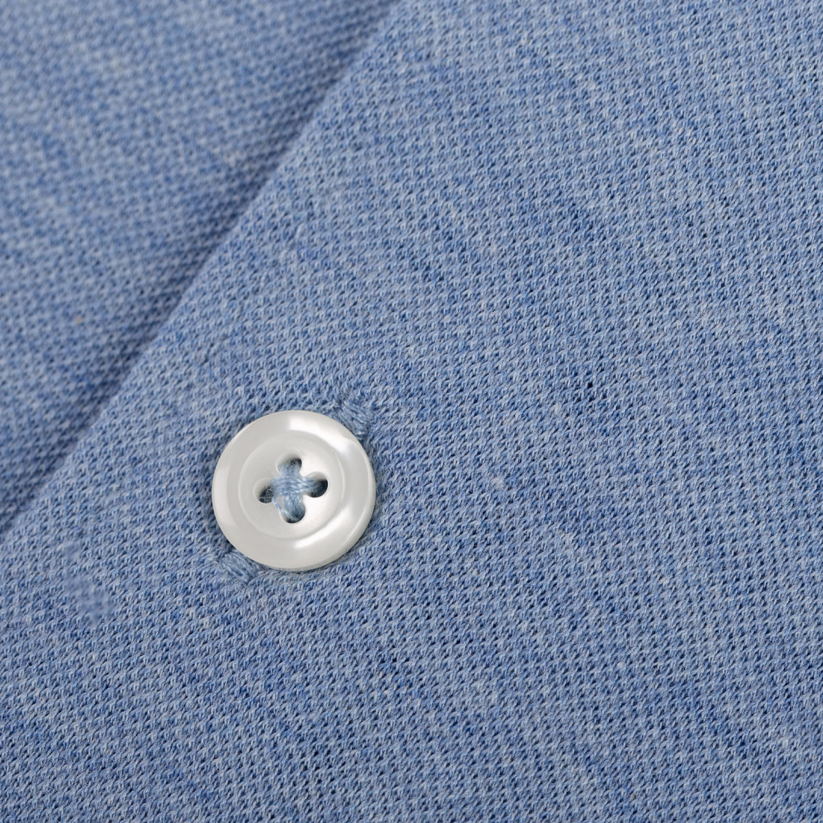 Piqué-Hemd mit durchgehender Knopfleiste