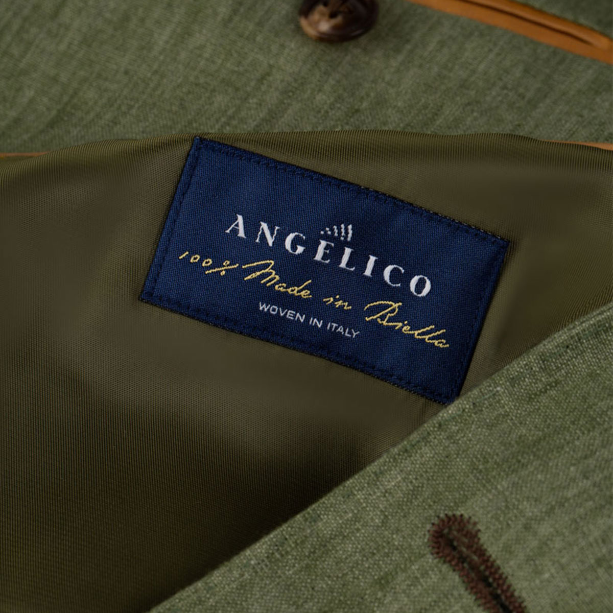 Hochwertiges Leinengewebe von Angelico in Italien