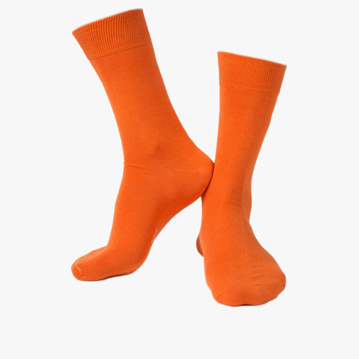 Socken in uni orange