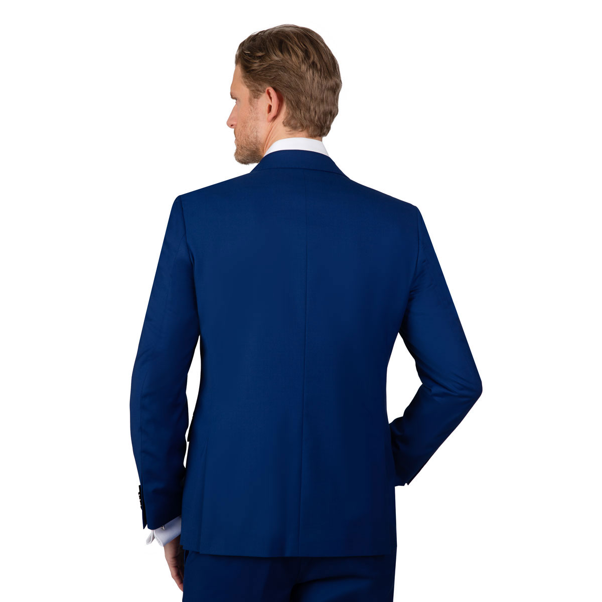 Royalblaues körperbetontes Sakko Slim Fit Sakko in royalblau