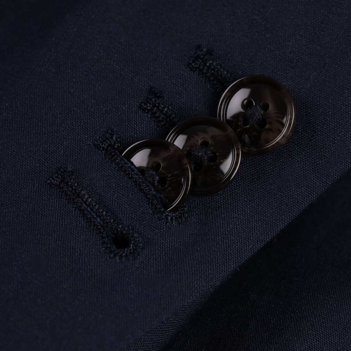 Anzug Pesaro aus Leinen in dunkelblau