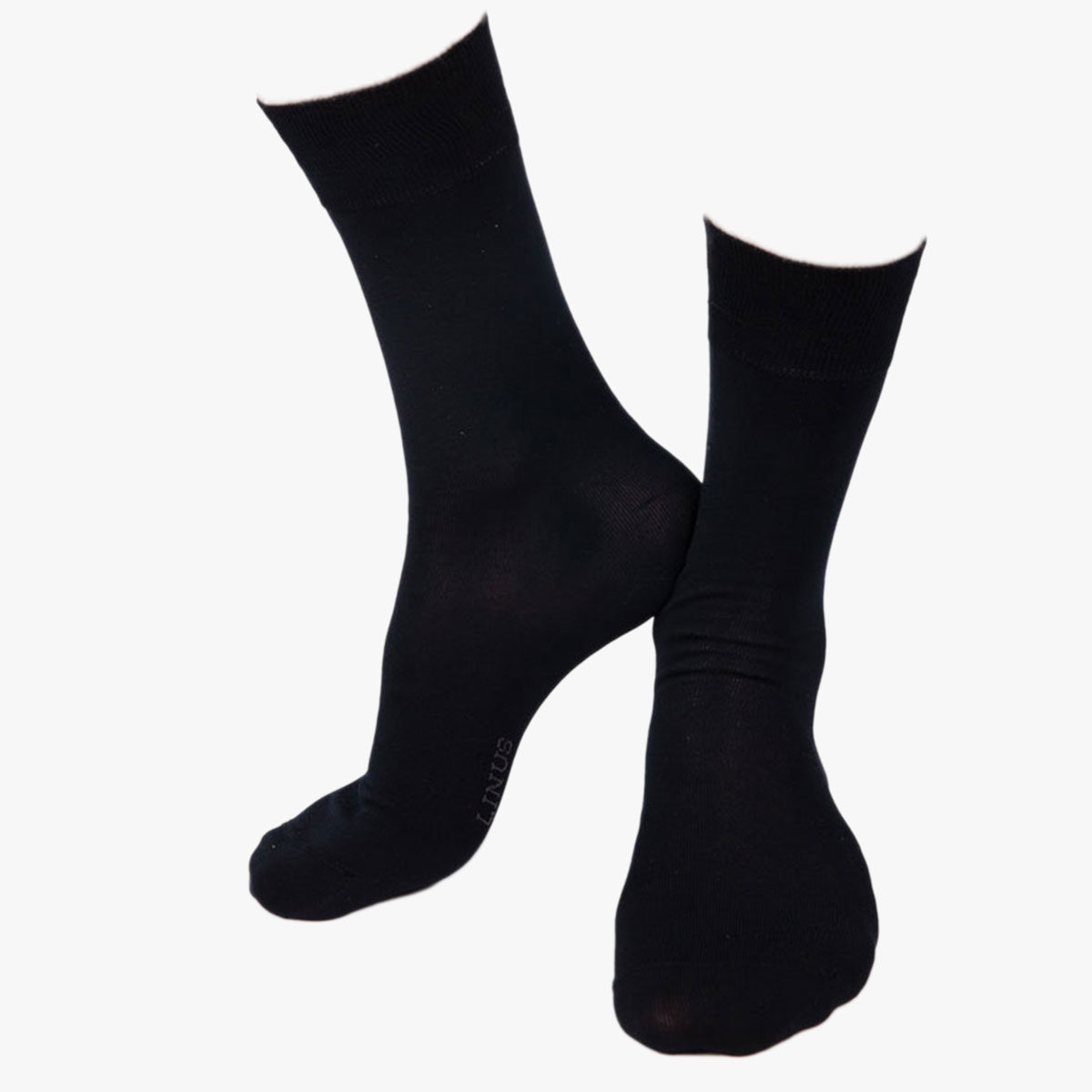 Einzelpaar Socken dunkelblau Fuß Einzelpaar Socken in dunkelblau am Fuß