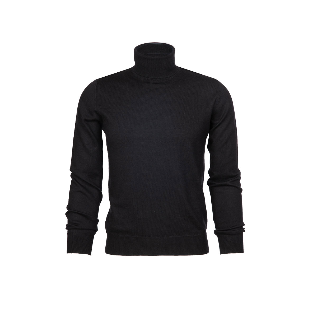 Feinstrick Pullover in schwarz Schwarzer Feinstrick Pullover