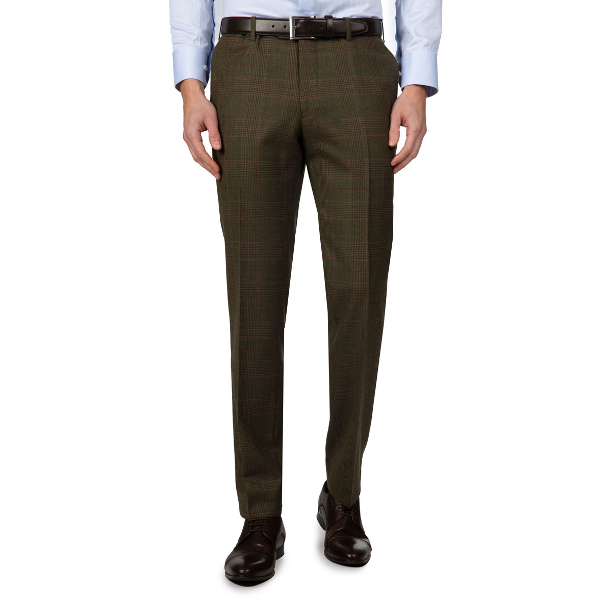Hose ohne Bundfalte mit flacher Front Hose mit flacher Front ohne Bundfalte