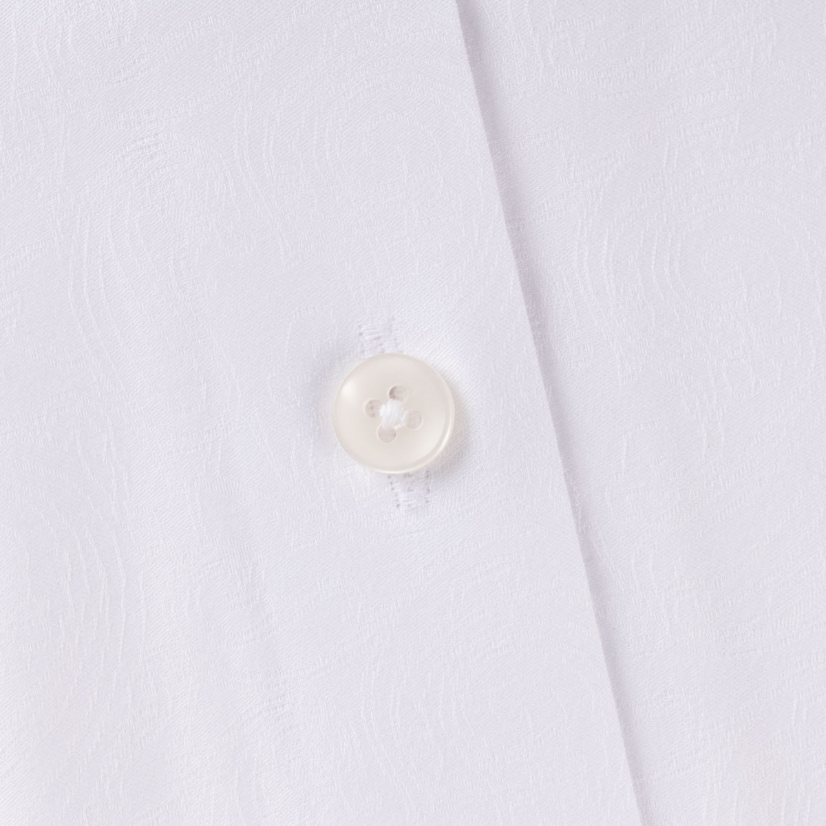 Slim Fit Hemd aus Baumwolle in weiß mit Paisley Muster