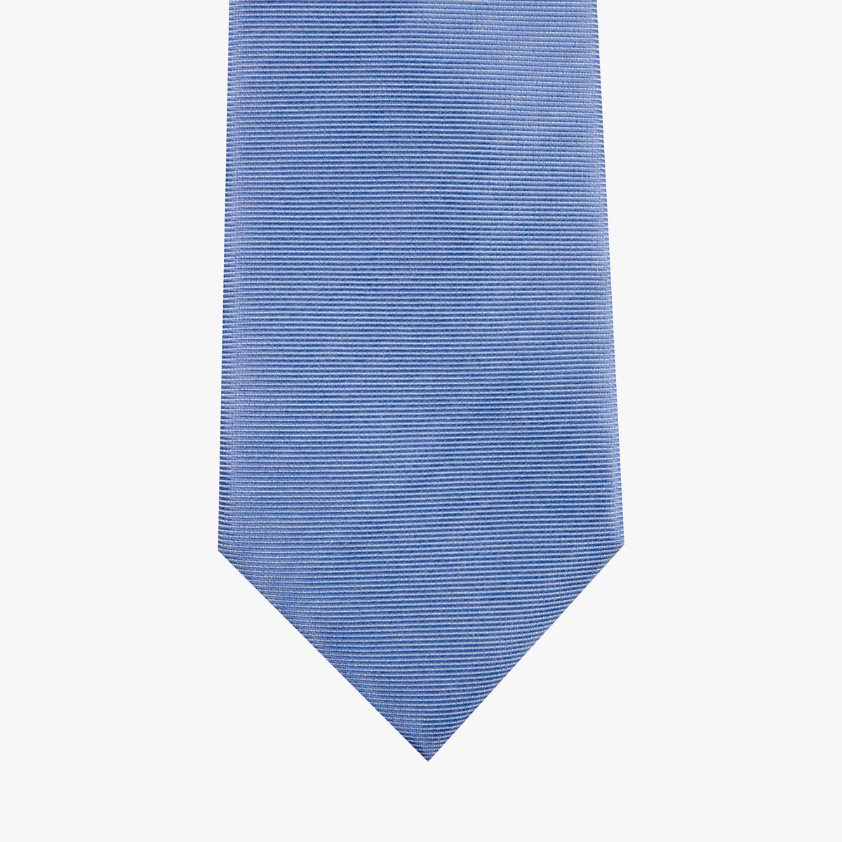 Krawatte glatt gerippt in blau