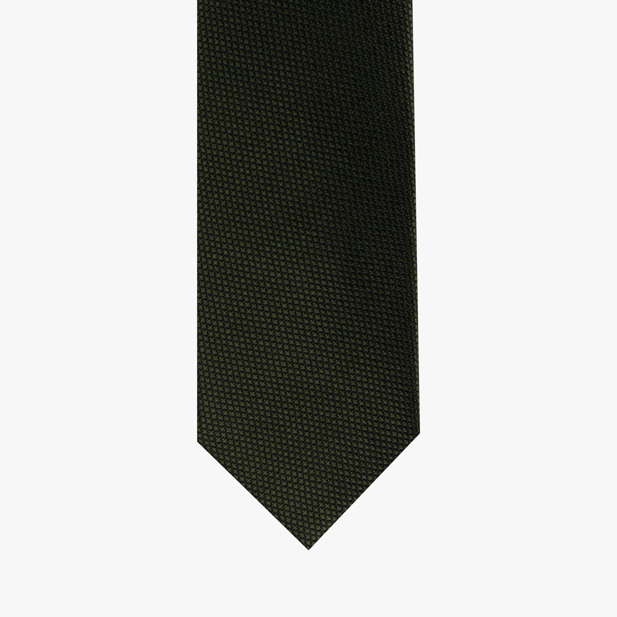 Krawatte in dunkelgrün - Slim