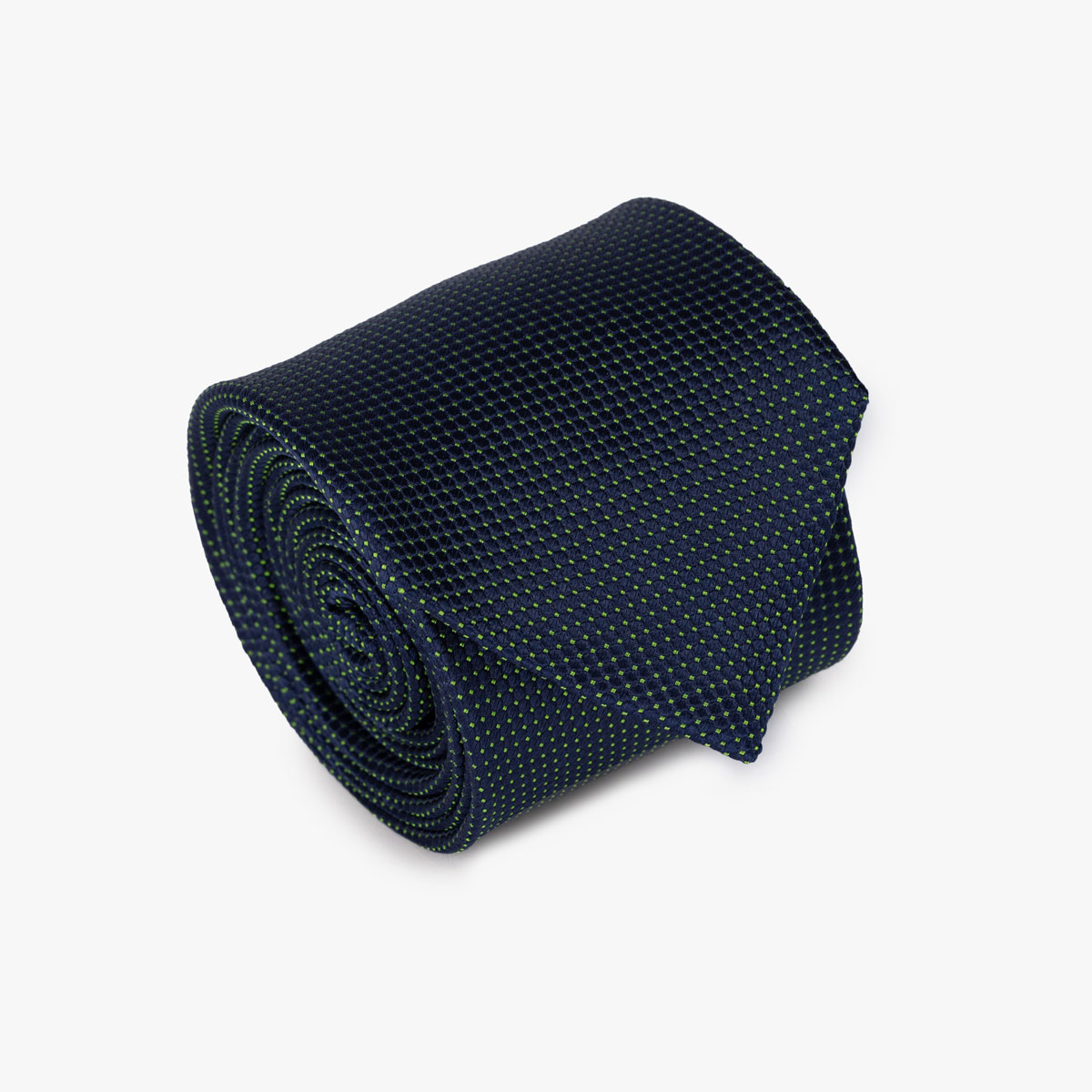 Krawatte mit Allover-Muster in blau