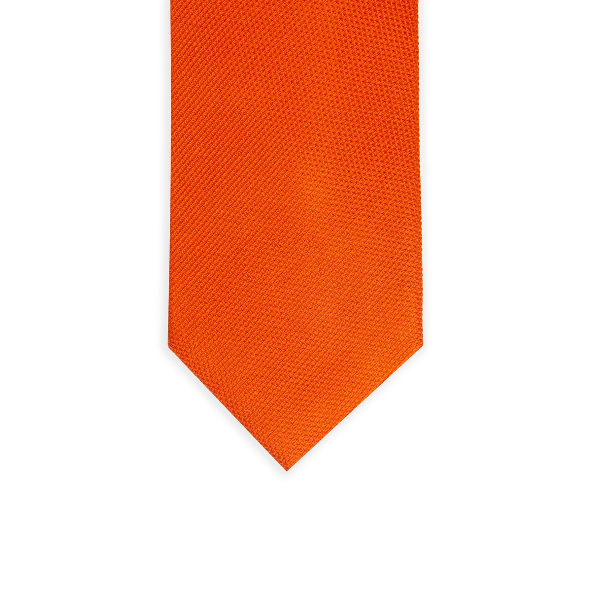 Krawatte glatt in uni orange